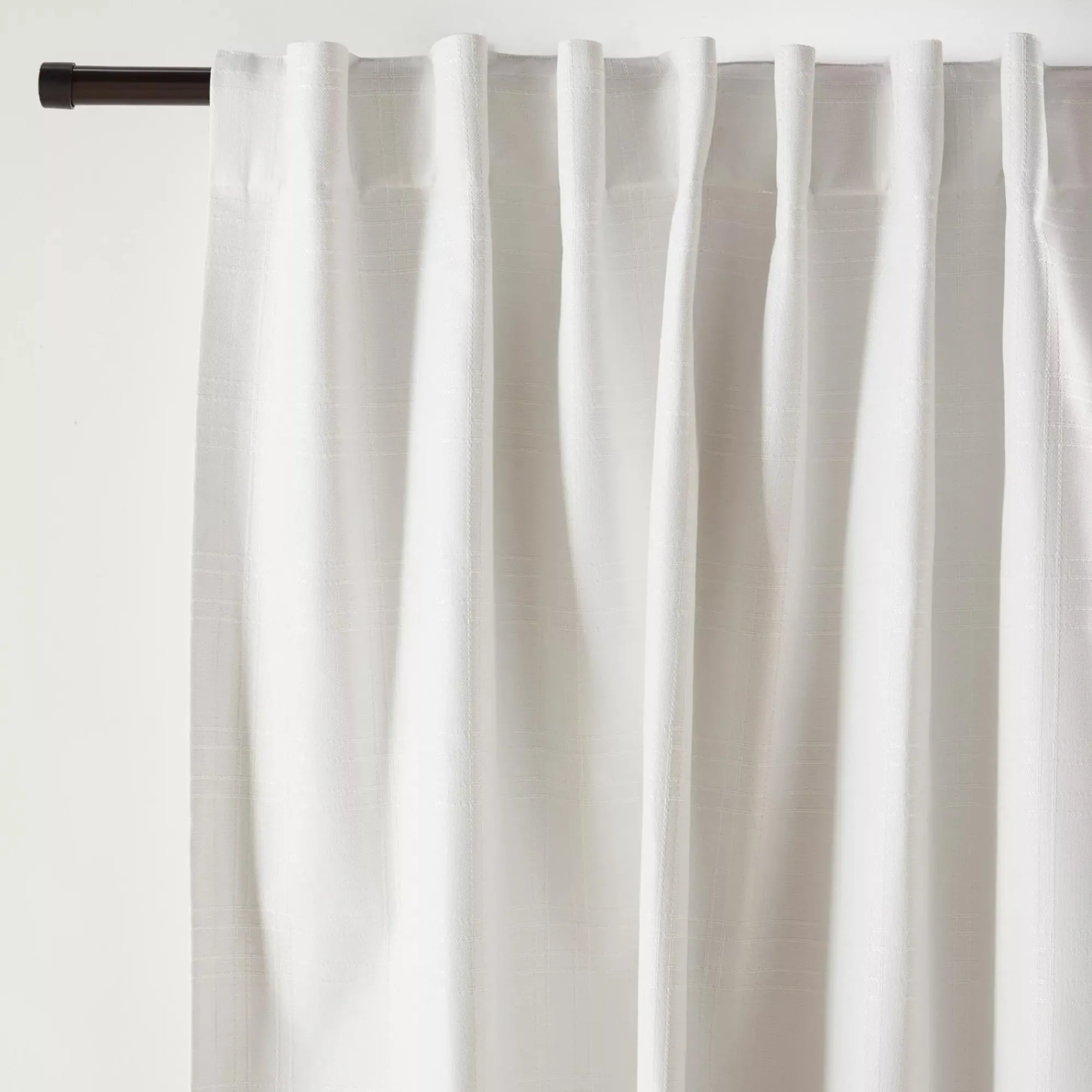 Bouclair Off White Mullins Blackout Back-Tab Curtain* Sheer Curtains & Window Sheer Panels|Blackout Window Curtains
