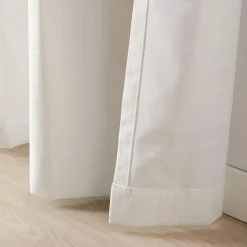 Bouclair Off White Mullins Blackout Back-Tab Curtain* Sheer Curtains & Window Sheer Panels|Blackout Window Curtains