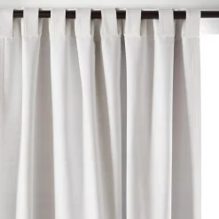 Bouclair Off White Mullins Blackout Back-Tab Curtain* Sheer Curtains & Window Sheer Panels|Blackout Window Curtains