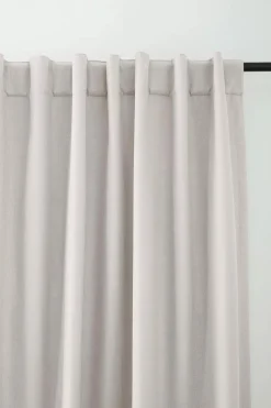 Bouclair Off White Taha Rod Pocket Back Tab Blackout Curtain* Sheer Curtains & Window Sheer Panels|Blackout Window Curtains