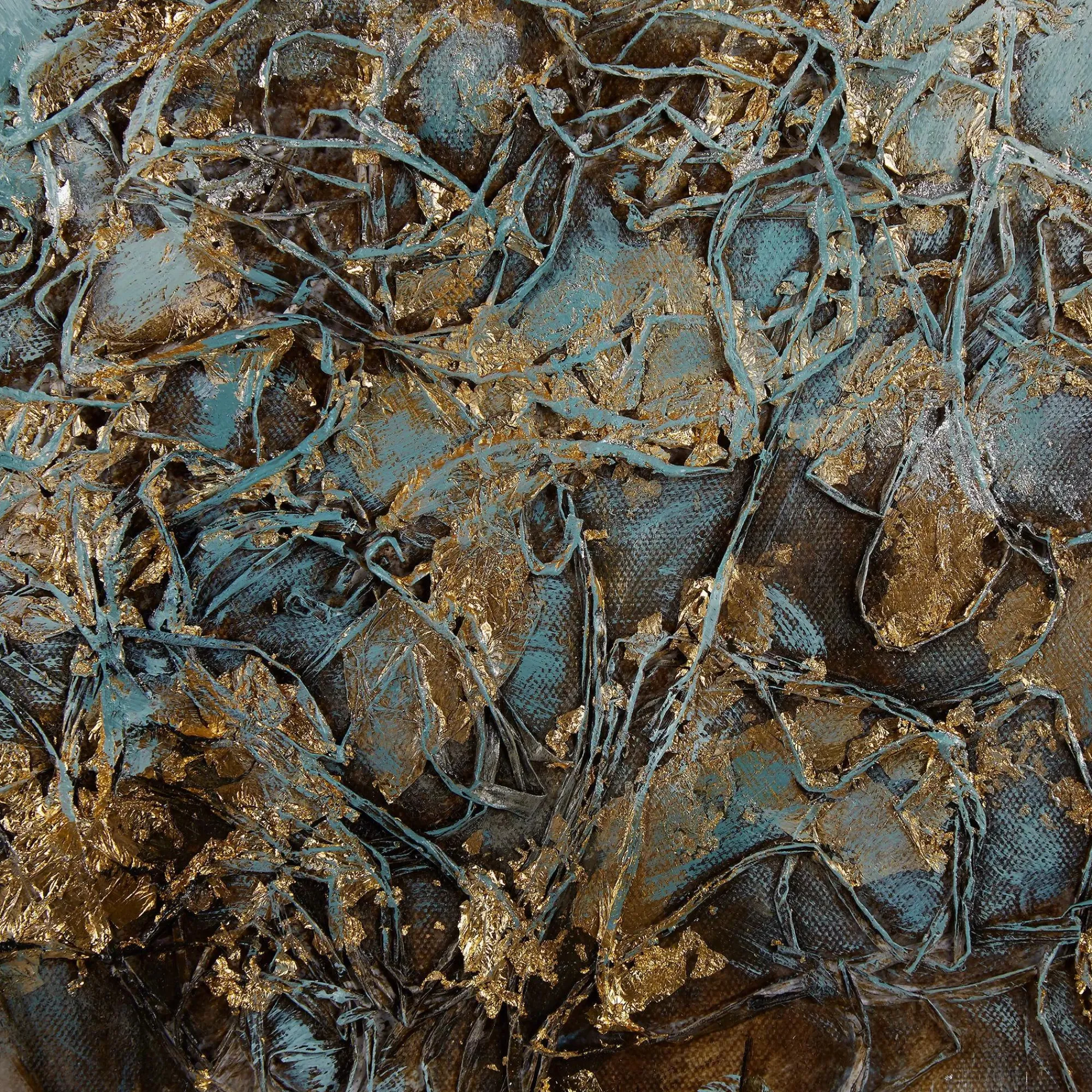 Bouclair Oil Painted Embellished Tree Canvas* Oil Paintings