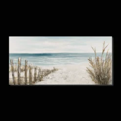 Bouclair Oil Painted Path to the Beach* Mixed Media Art|Oil Paintings