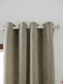 Bouclair Olive Tajo Panel Curtain* Sheer Curtains & Window Sheer Panels|Room Darkening & Light Filtering Curtains