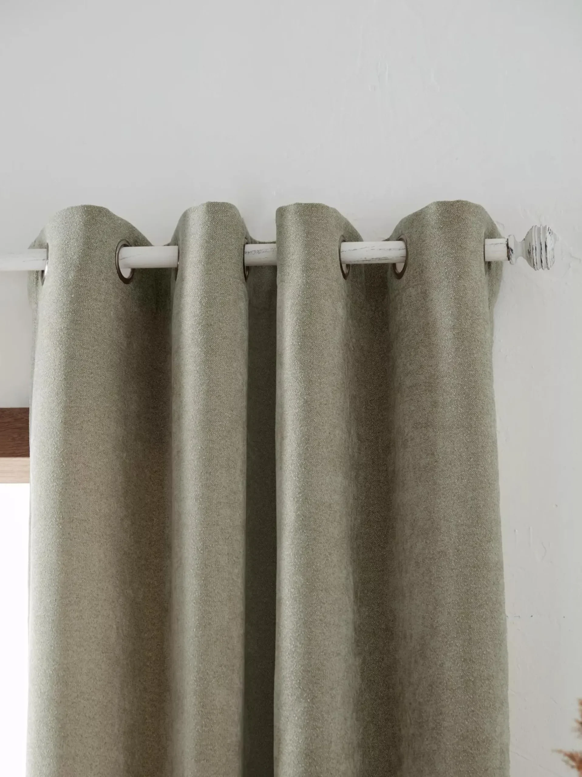 Bouclair Olive Tajo Panel Curtain* Sheer Curtains & Window Sheer Panels|Room Darkening & Light Filtering Curtains