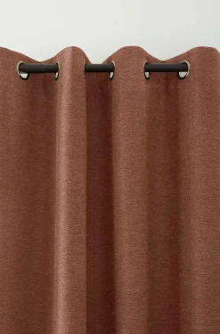 Bouclair Orange Dion Blackout Curtain* Sheer Curtains & Window Sheer Panels|Blackout Window Curtains