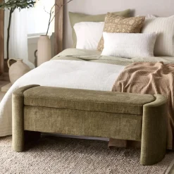 Bouclair Ottoman Bench with Storage* Entryway Benches Ottomans And Poufs|Ottomans & Benches