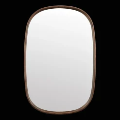 Bouclair Oval Walnut Mirror* Mirrors