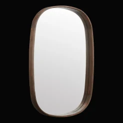 Bouclair Oval Walnut Mirror* Mirrors