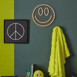 Bouclair Peace Sign Neon Light Up Wall Art* Junior Wall Decor & Mirrors