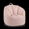 Bouclair Pink Canvas Bean Bag* Junior Bedroom Furniture
