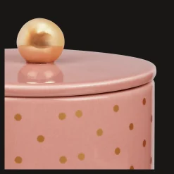 Bouclair Pink Ceramic Jar* Junior Decorative Accessories