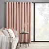 Bouclair Pink Chita Blackout Curtain* Sheer Curtains & Window Sheer Panels|Blackout Window Curtains