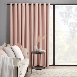 Bouclair Pink Chita Blackout Curtain* Sheer Curtains & Window Sheer Panels|Blackout Window Curtains