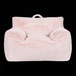 Bouclair Pink Kids Furry Lounge Chair* Junior Bedroom Furniture
