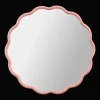 Bouclair Pink Scalloped Mirror* Junior Wall Decor & Mirrors