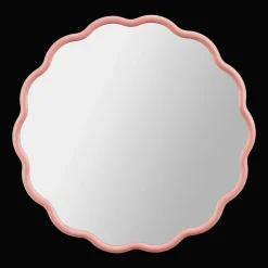 Bouclair Pink Scalloped Mirror* Junior Wall Decor & Mirrors