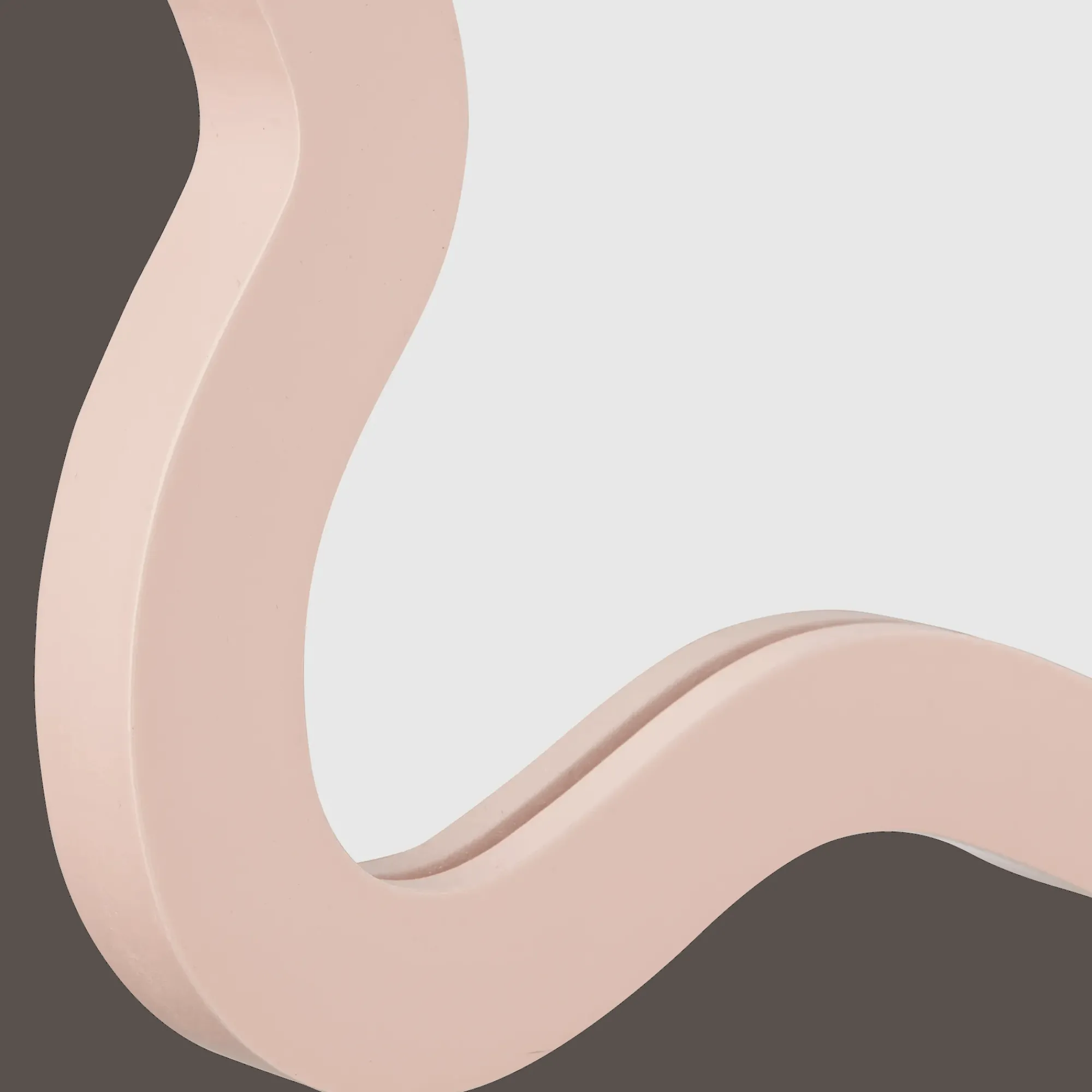 Bouclair Pink Wavy Mirror* Junior Wall Decor & Mirrors