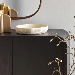 Bouclair Ribbed Ceramic Bowl* Home Decorative Items & Objects