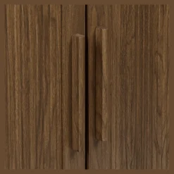 Bouclair Ribbed Door Walnut Veneer Buffet* Furniture Accessories|Buffet Tables & Credenzas