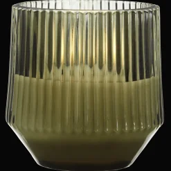 Bouclair Ribbed Glass LED Candle* Candles & Candle Stick Holders