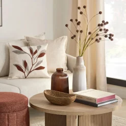 Bouclair Ribbed Glass Table Vase* Modern Decorative Vases|Home Decorative Items & Objects