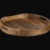 Bouclair Round Acacia Wood Tray* Home Decorative Items & Objects