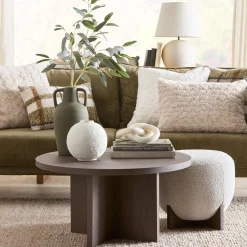 Bouclair Round Ceramic Table Vase* Home Decorative Items & Objects