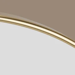Bouclair Round Gold Aluminum Frame Mirror* Mirrors