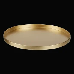 Bouclair Round Gold Serving Tray* Home Decorative Items & Objects