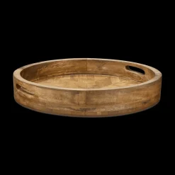 Bouclair Round Mango Wood Tray* Home Decorative Items & Objects