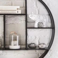 Bouclair Round Metal Wall Shelf* Wall Decorations