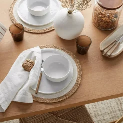 Bouclair Round Straw Placemat* Dinnerware|Tablecloths & Placemats