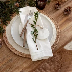 Bouclair Round Straw Placemat* Dinnerware|Tablecloths & Placemats