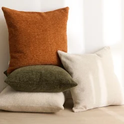 Bouclair Rust Ansley Decorative Pillow* Decorative Throw Pillows