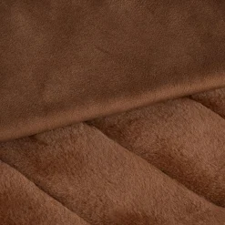 Bouclair Rust Cougar Faux Fur Throw* Decorative Throws & Blankets