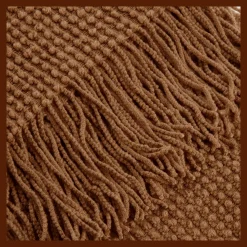 Bouclair Rust Marilou Throw* Decorative Throws & Blankets
