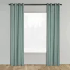 Bouclair Seafoam Aqua Darja Blackout Curtain* Sheer Curtains & Window Sheer Panels|Blackout Window Curtains