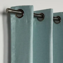 Bouclair Seafoam Aqua Darja Blackout Curtain* Sheer Curtains & Window Sheer Panels|Blackout Window Curtains