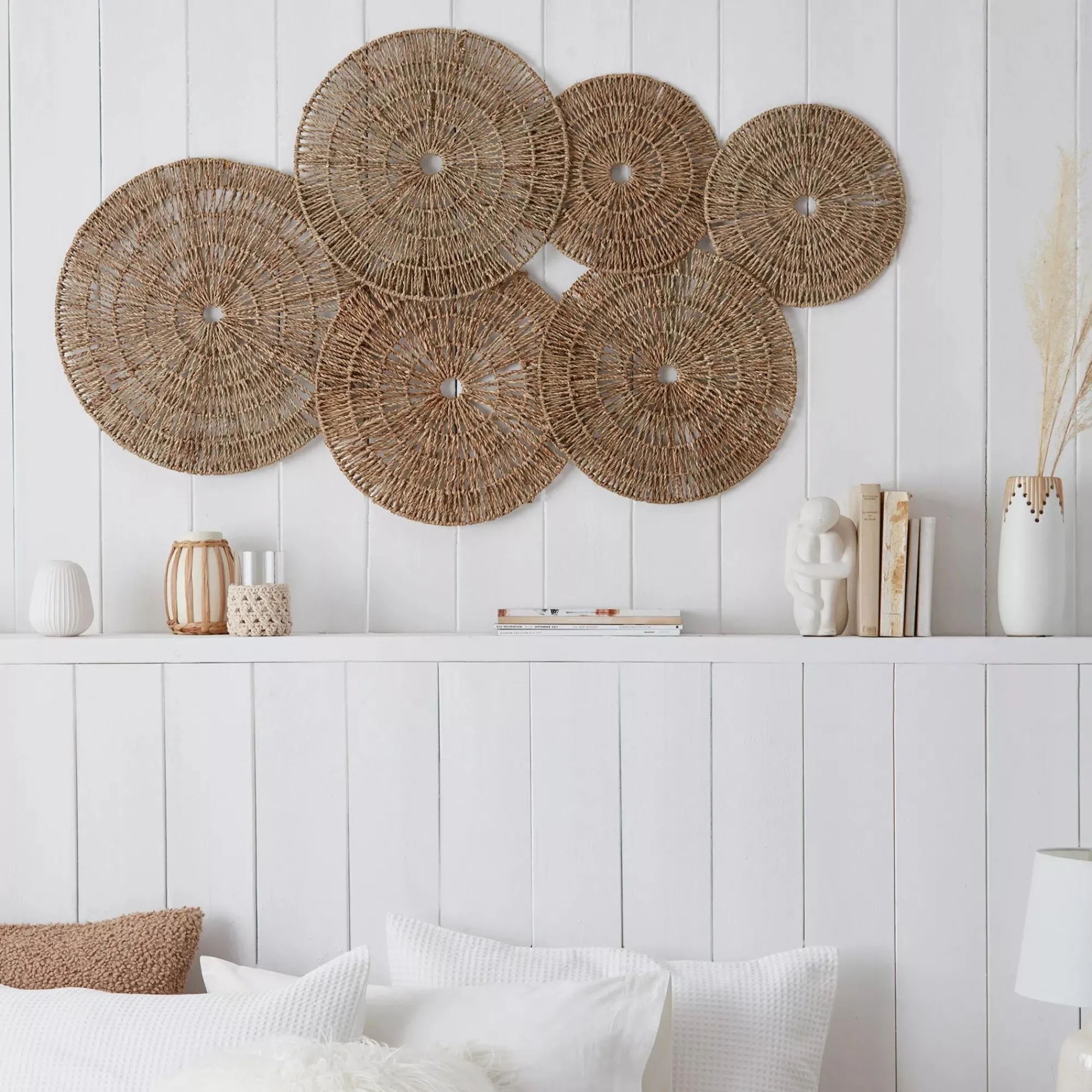 Bouclair Seagrass Circles Wall Art* Wall Decorations