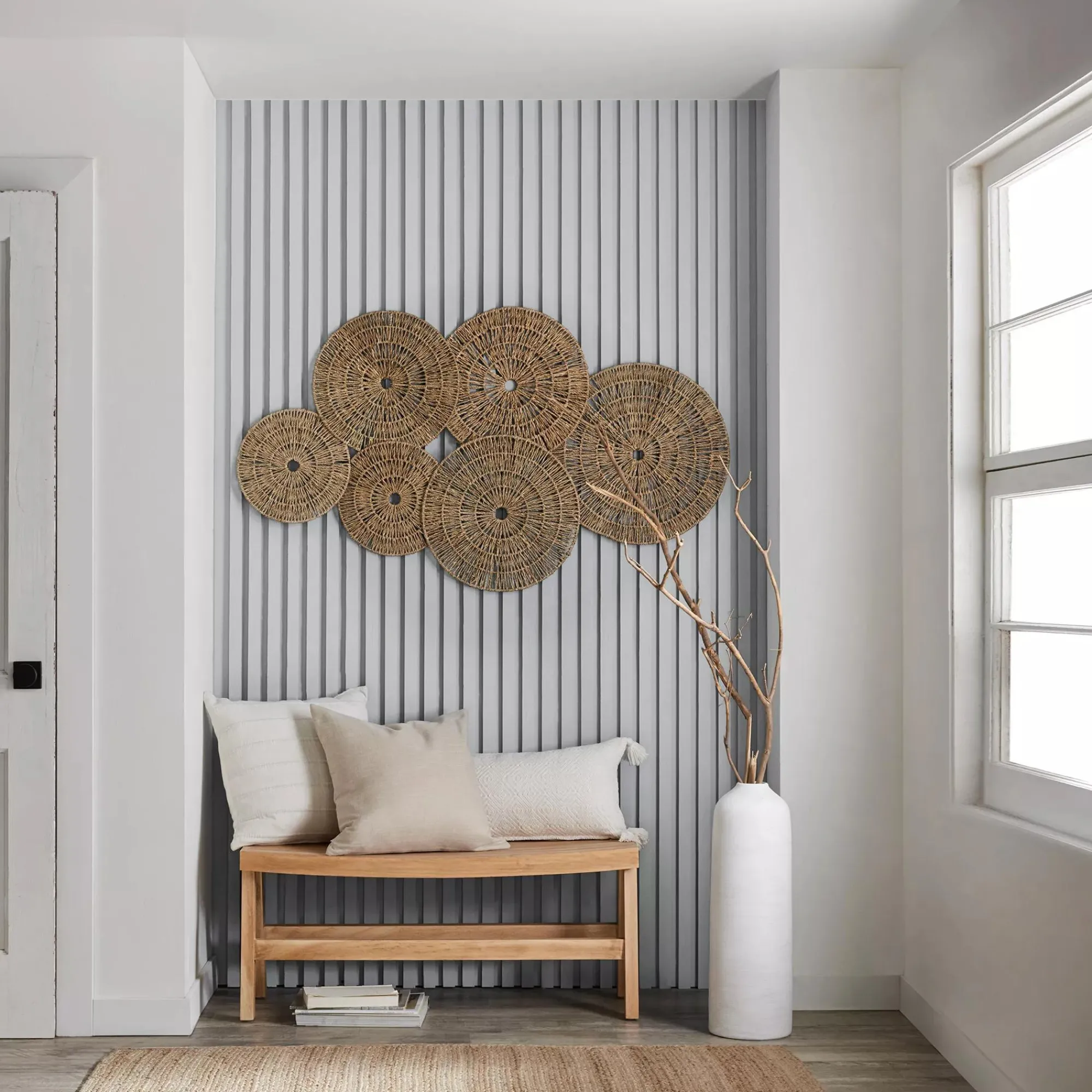 Bouclair Seagrass Circles Wall Art* Wall Decorations