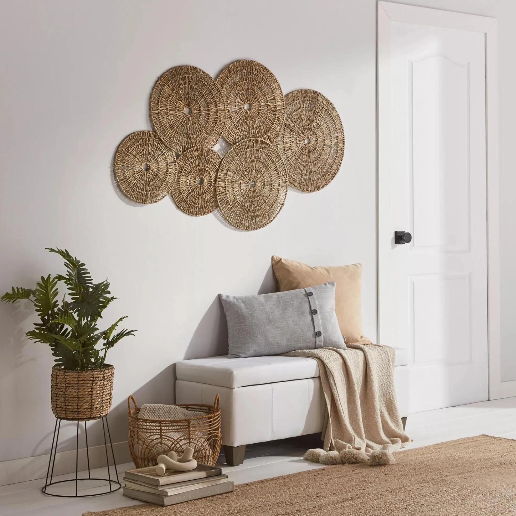 Bouclair Seagrass Circles Wall Art* Wall Decorations