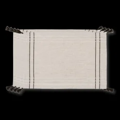 Bouclair Set of 4 Fabric Placemats with Tassels* Dinnerware|Tablecloths & Placemats