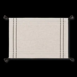 Bouclair Set of 4 Fabric Placemats with Tassels* Dinnerware|Tablecloths & Placemats