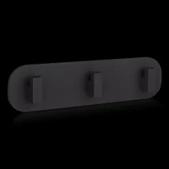 Bouclair Set of 3 Wall Hooks on Plaque* Bathroom Wall Decor