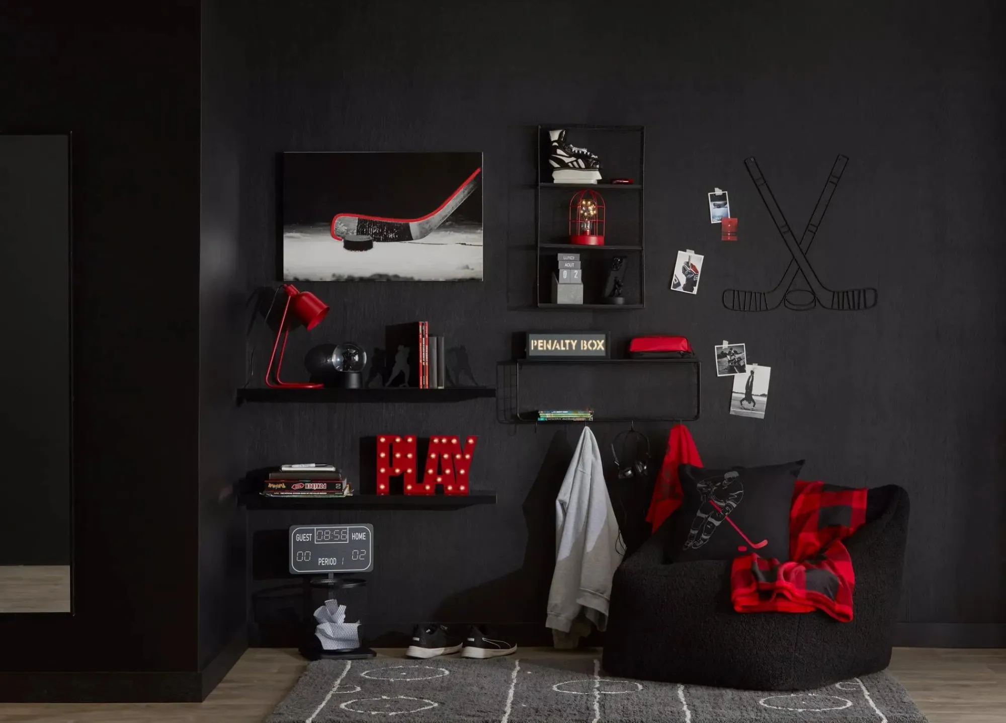 Bouclair Sherpa Bean Bag Chair* Junior Bedroom Furniture