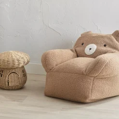 Bouclair Sherpa Bear-Shaped Chair* Junior Bedroom Furniture