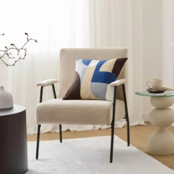 Bouclair Side Table with Glass Top* Side Tables|Coffee Tables & Side Tables