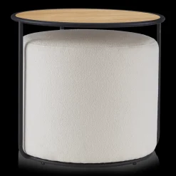 Bouclair Side Table with Ottoman* Side Tables|Coffee Tables & Side Tables