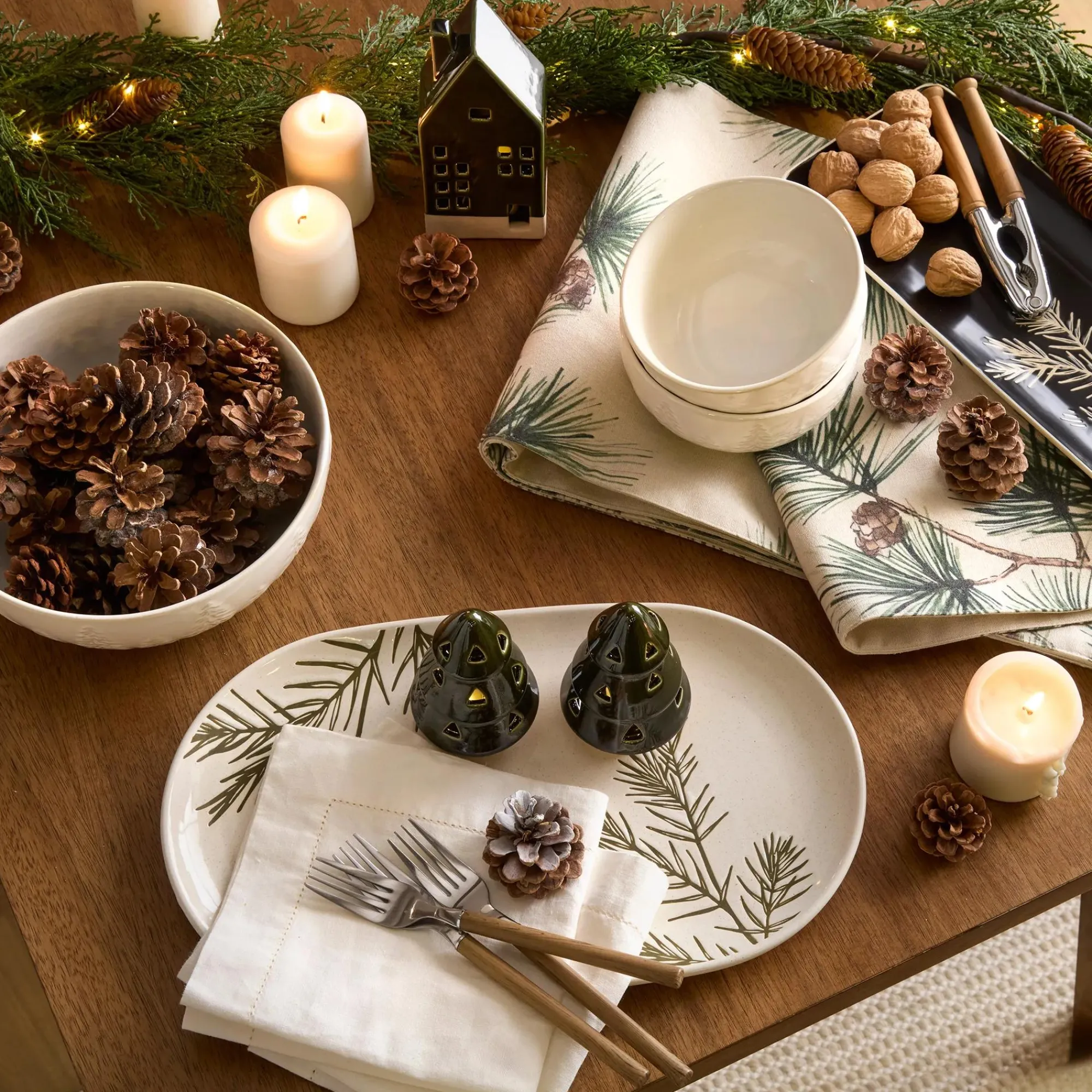 Bouclair Small LED Ceramic Tree* Seasonal Greenery