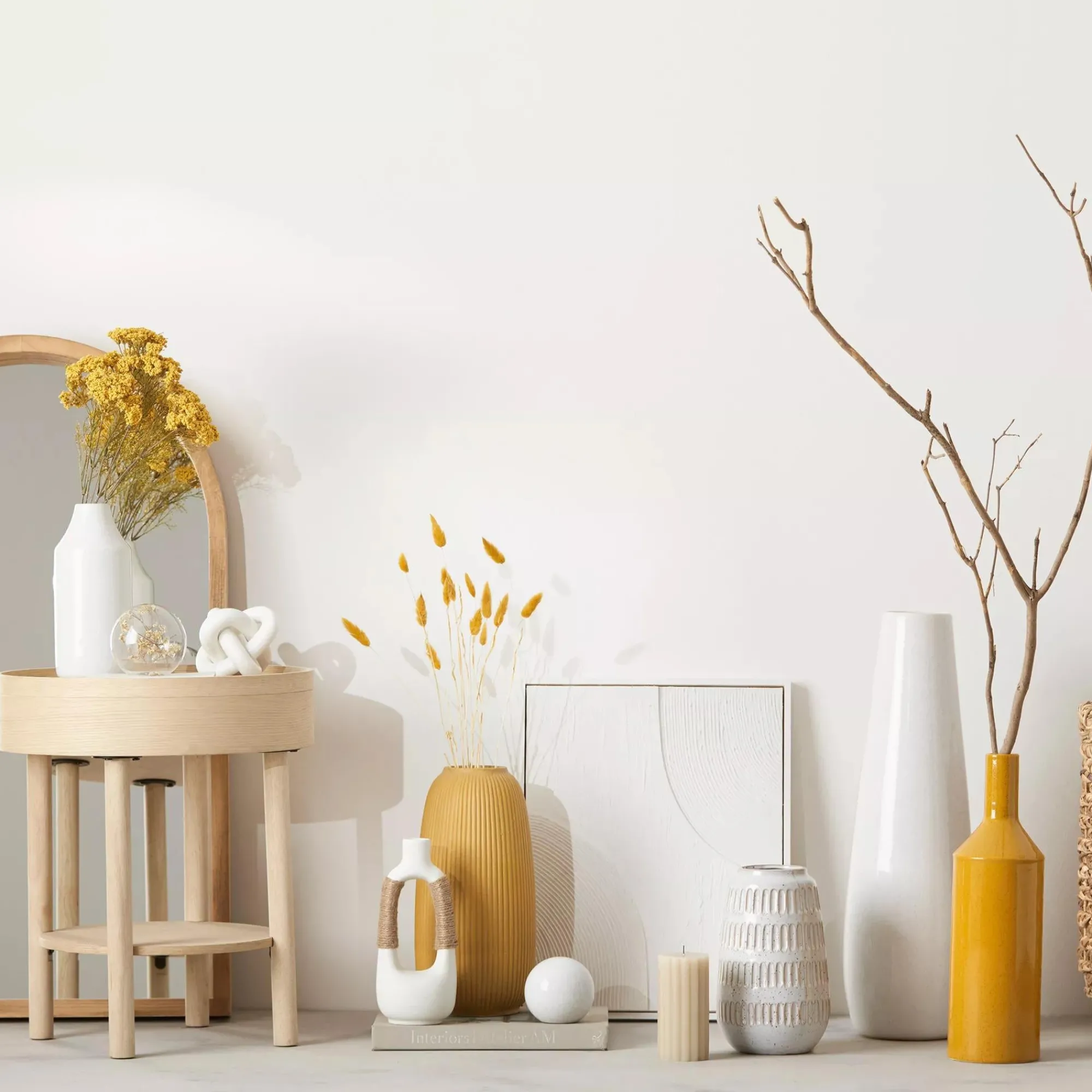 Bouclair Speckled Ceramic Floor Vase* Modern Decorative Vases|Home Decorative Items & Objects